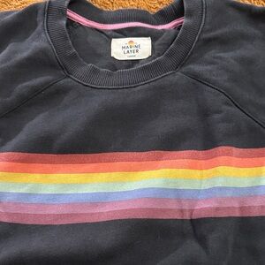 Marine Layer Black Sweatshirt and pants set